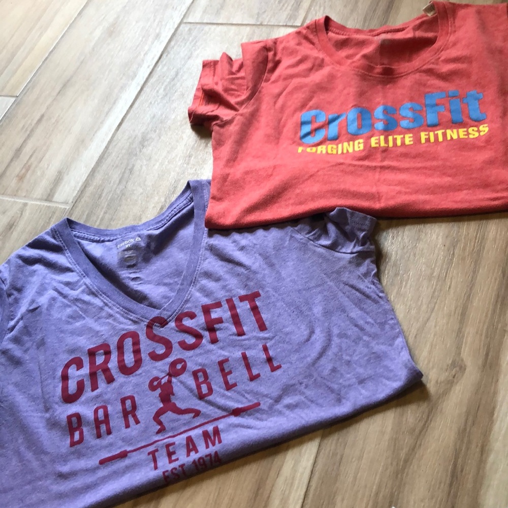 Lot 2 - reebok crossfit tees XL